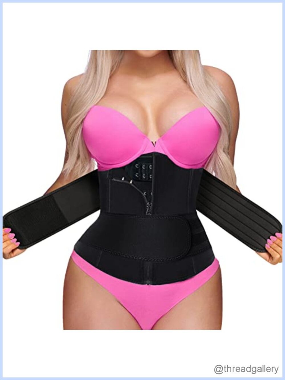 Neoprene Zip Waist Trainer Corset Sweat Vest Body Shaper
